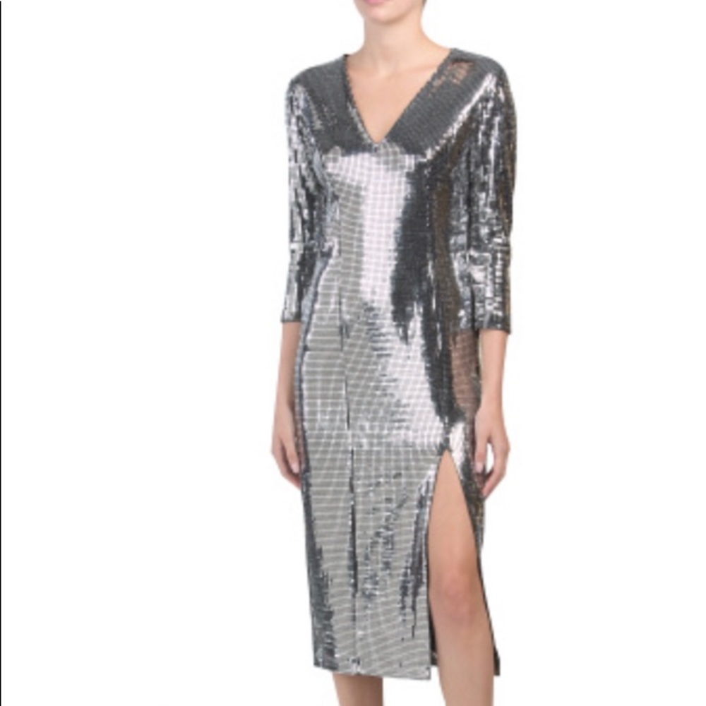 Stretch Sequin Dress